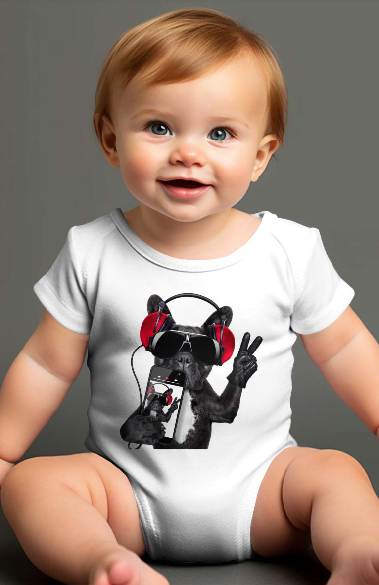 Mayorista I.A.L.D FRANCE - Body de bebé niño | perro toro iphone