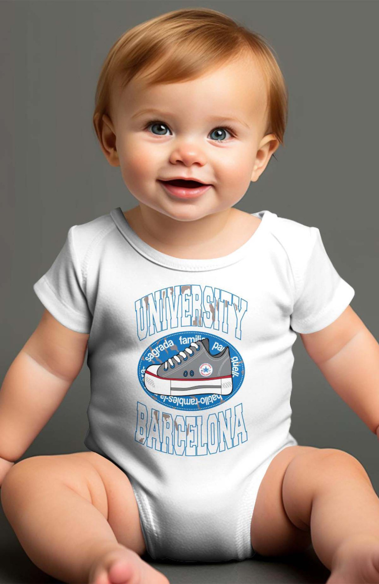 Wholesaler I.A.L.D FRANCE - Baby Boy Bodysuit | university barcelona