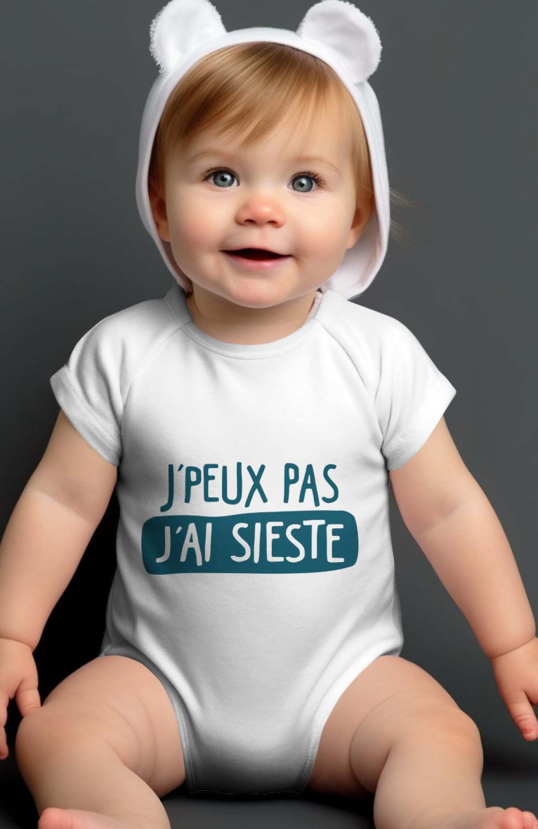 Wholesaler I.A.L.D FRANCE - Baby Boy Bodysuit | J'ai sieste