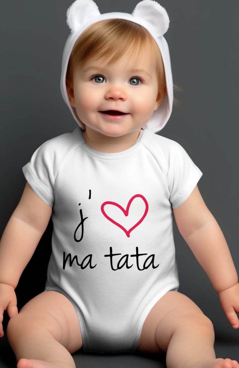 Wholesaler I.A.L.D FRANCE - Baby Boy Bodysuit | j'aime ma tata