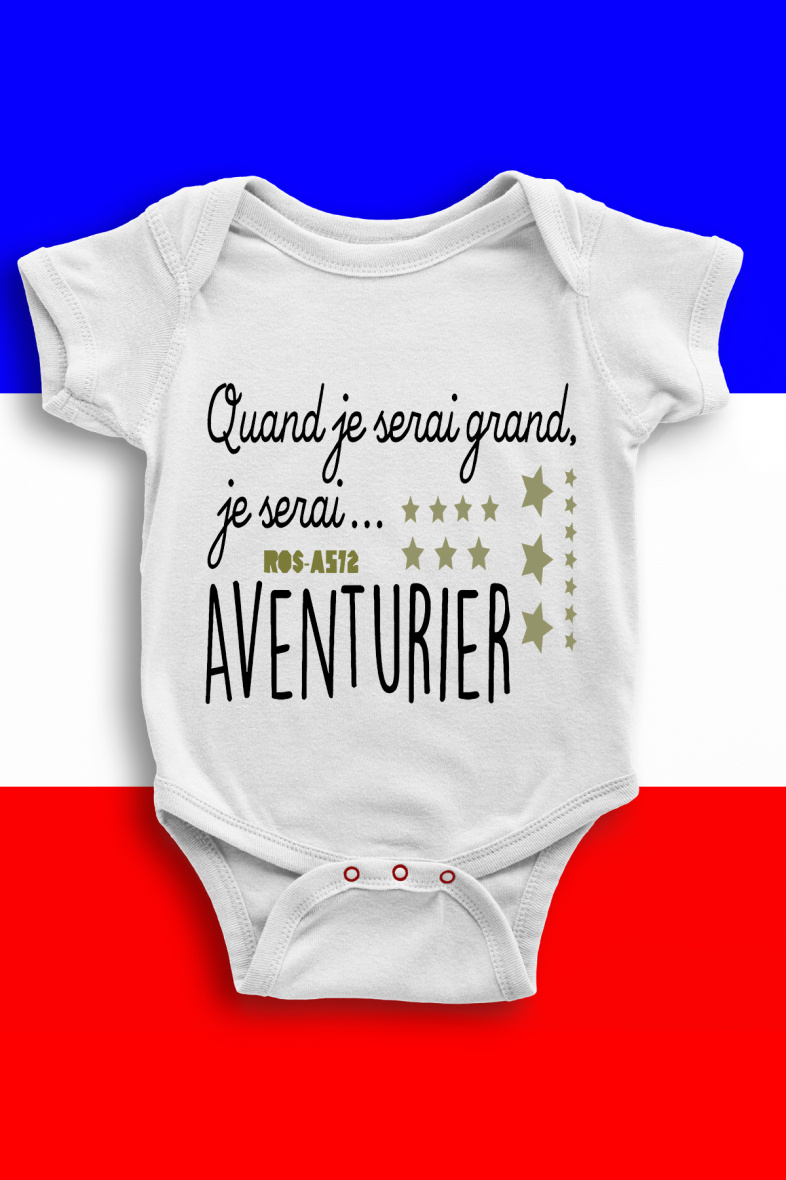 Wholesaler I.A.L.D FRANCE - Baby Boy Bodysuit | aventurier