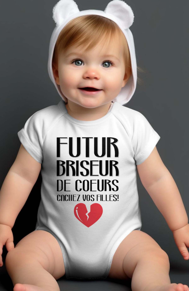 Großhändler I.A.L.D FRANCE - Baby-Jungen-Body | Zukunftsbrecher