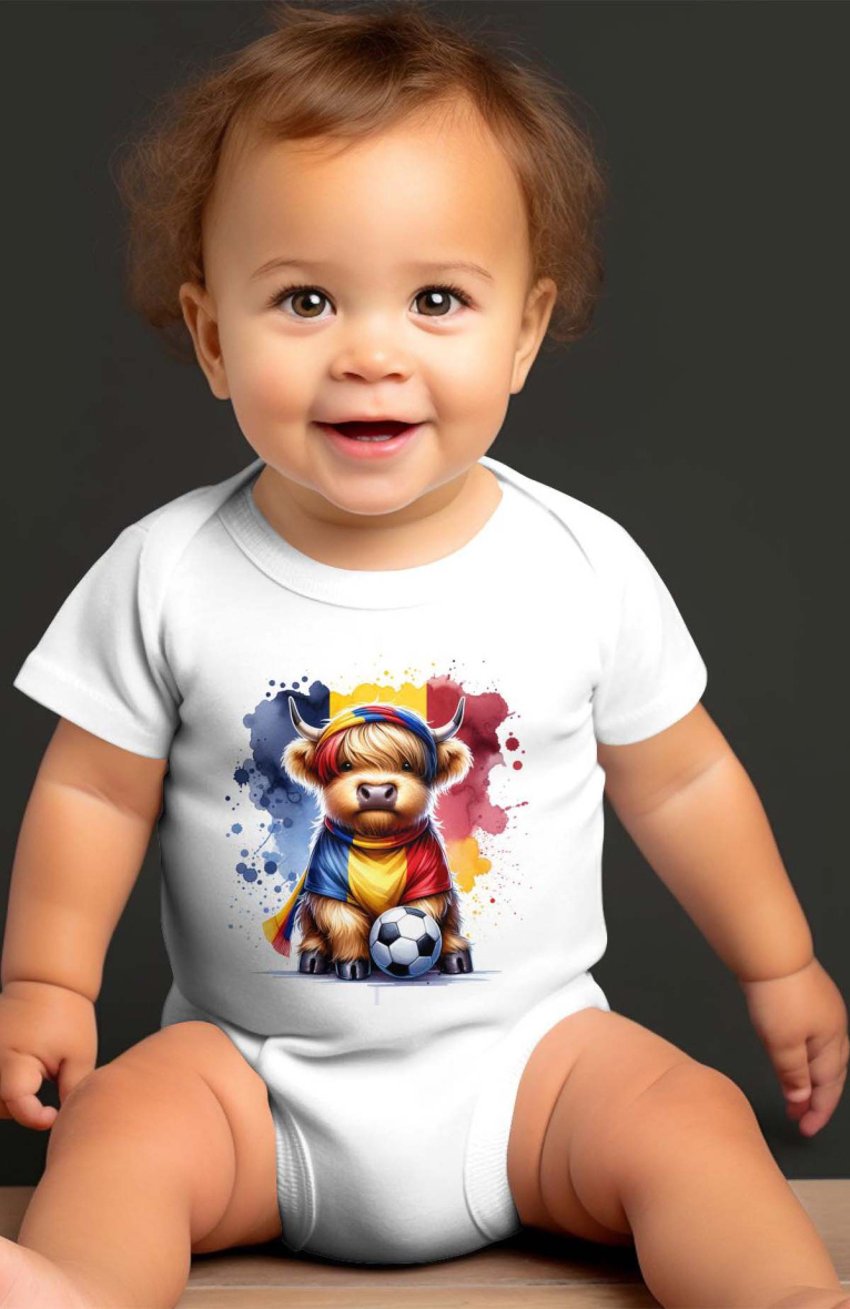 Großhändler I.A.L.D FRANCE - Baby-Jungen-Body | Rumänische Kuh