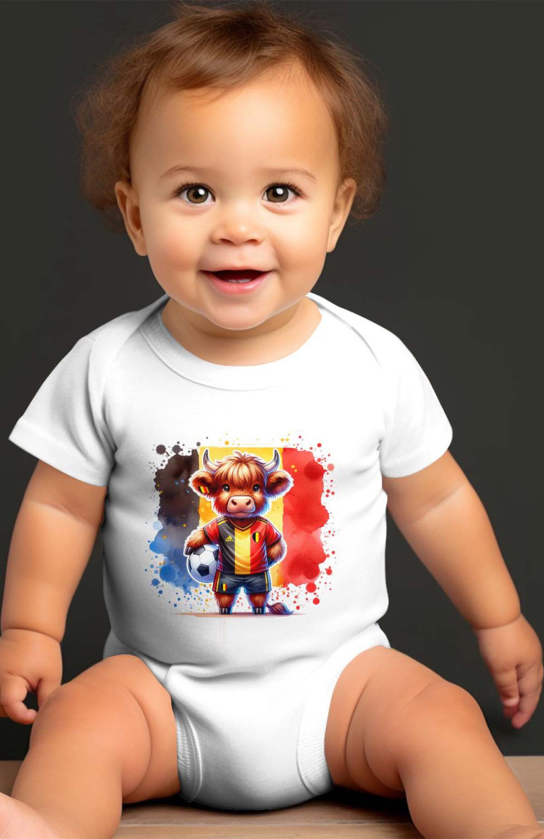 Großhändler I.A.L.D FRANCE - Baby-Jungen-Body | Belgische Kuh