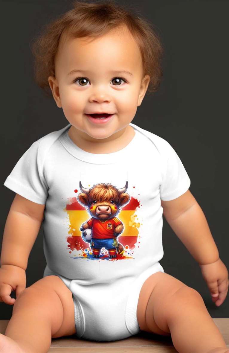 Großhändler I.A.L.D FRANCE - Baby-Jungen-Body | Spanische Kuh