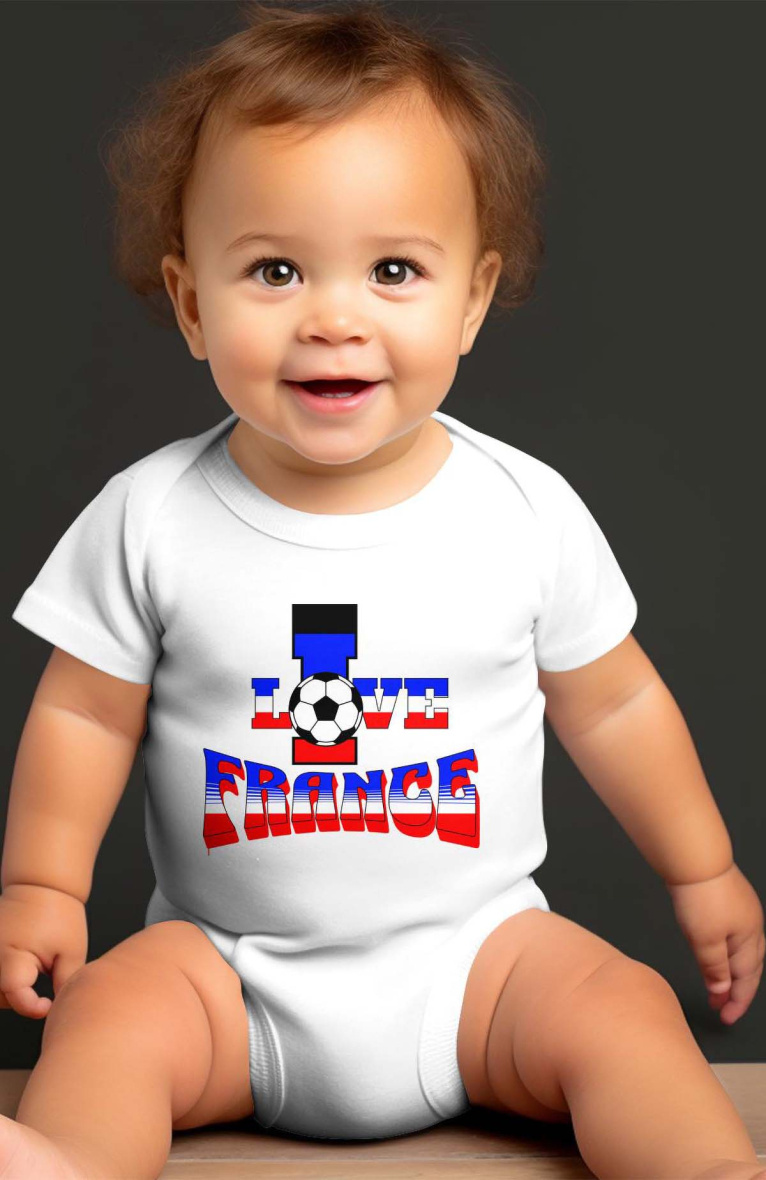 Großhändler I.A.L.D FRANCE - Baby-Jungen-Body | Liebe Frankreich