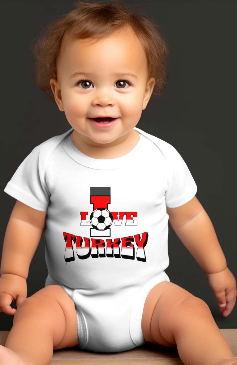 Großhändler I.A.L.D FRANCE - Baby-Jungen-Body | Ich liebe die Türkei