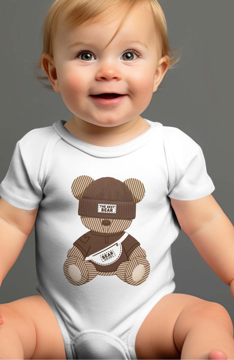 Großhändler I.A.L.D FRANCE - Baby-Jungen-Body | Bestes Bärenbaby