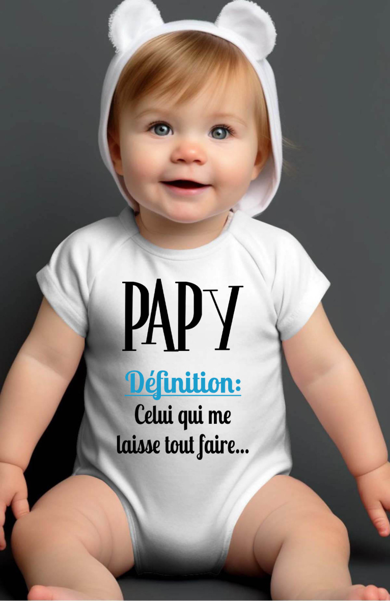 Großhändler I.A.L.D FRANCE - def PAPY – Baby-Body für Jungen