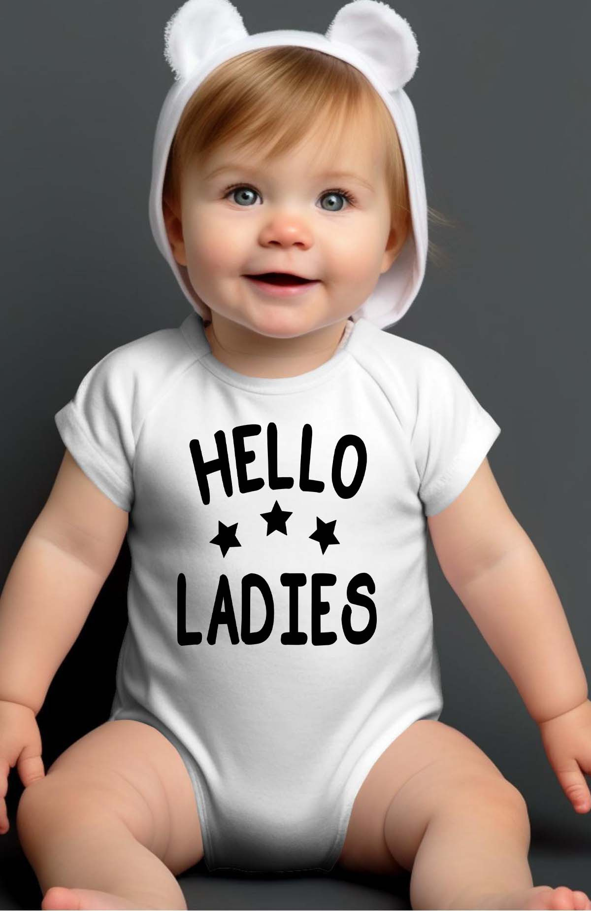 Wholesaler I.A.L.D FRANCE - HELLO L - Baby Boy Bodysuit