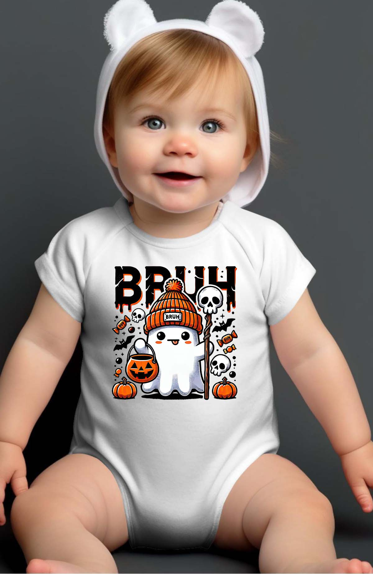 Großhändler I.A.L.D FRANCE - Bruh Halloween – Baby-Body für Jungen