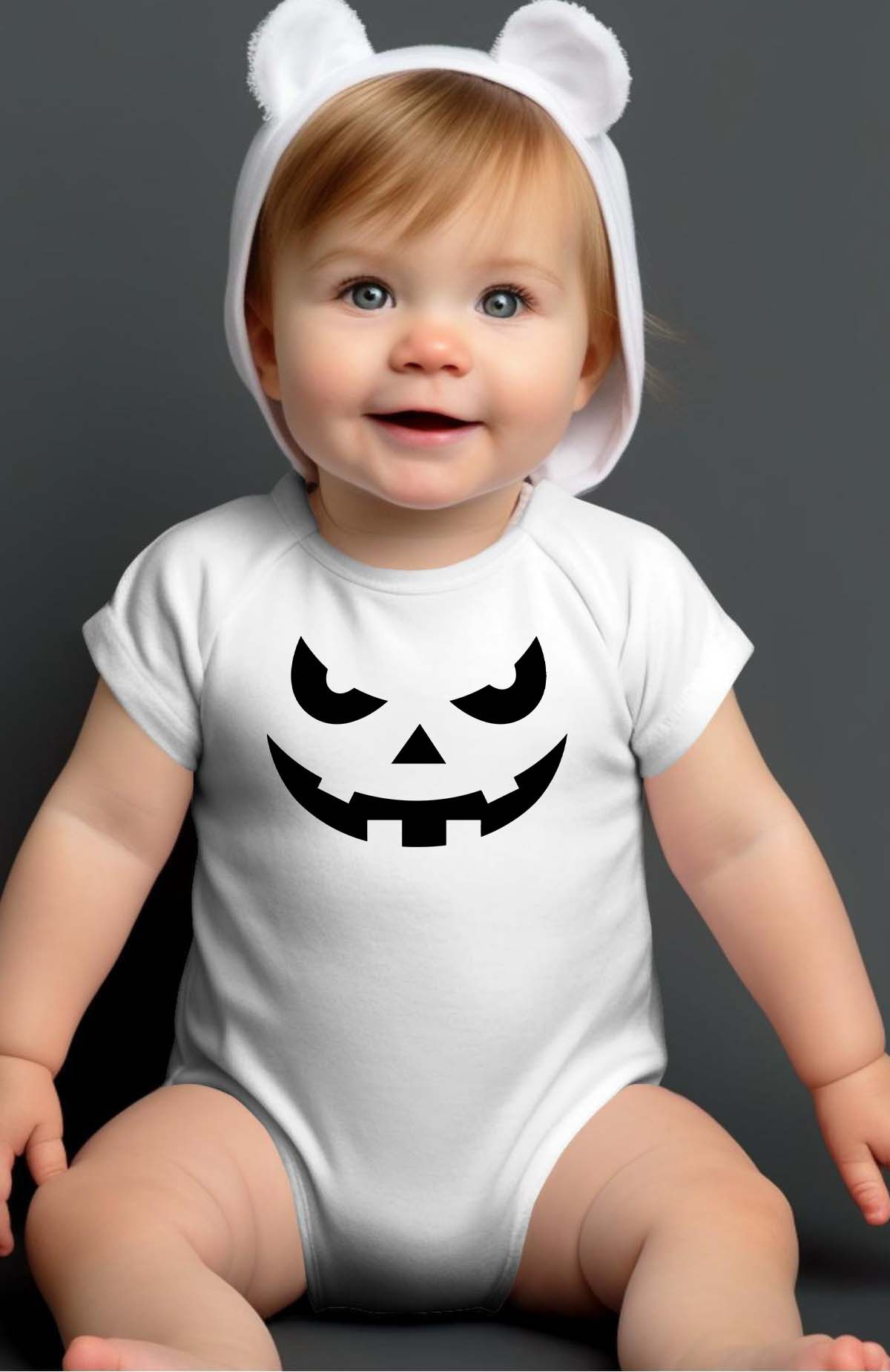 Grossiste I.A.L.D FRANCE - Pumpkin face faché - Body bébé Garçon