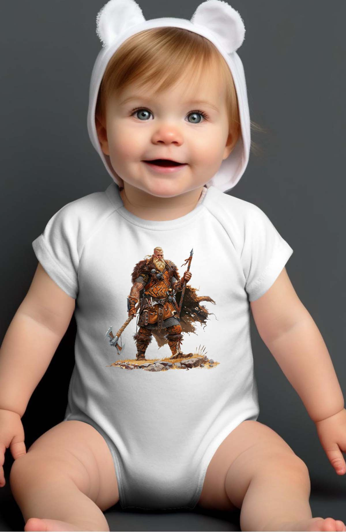 Wholesaler I.A.L.D FRANCE - Chef viking - Baby Boy Bodysuit