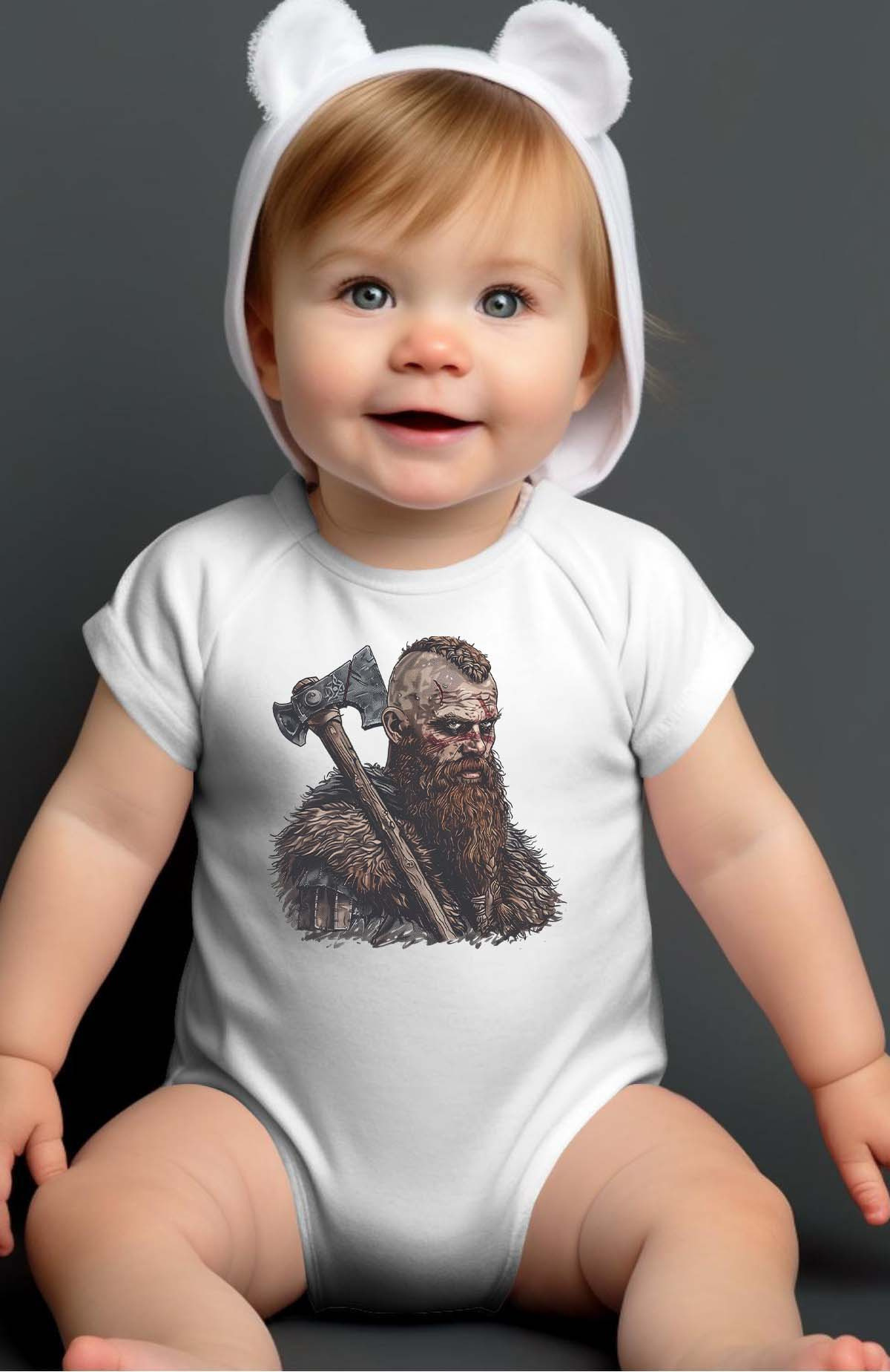 Wholesaler I.A.L.D FRANCE - Viking Hache - Baby Boy Bodysuit