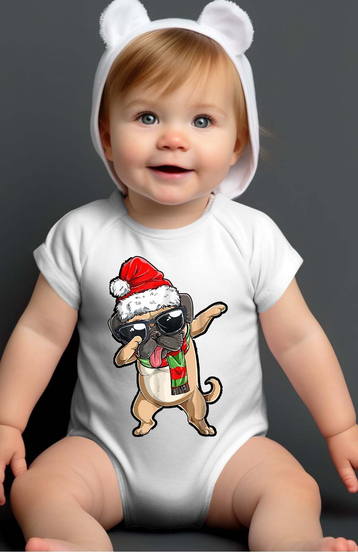Großhändler I.A.L.D FRANCE - Hund Mas – Baby-Body für Jungen