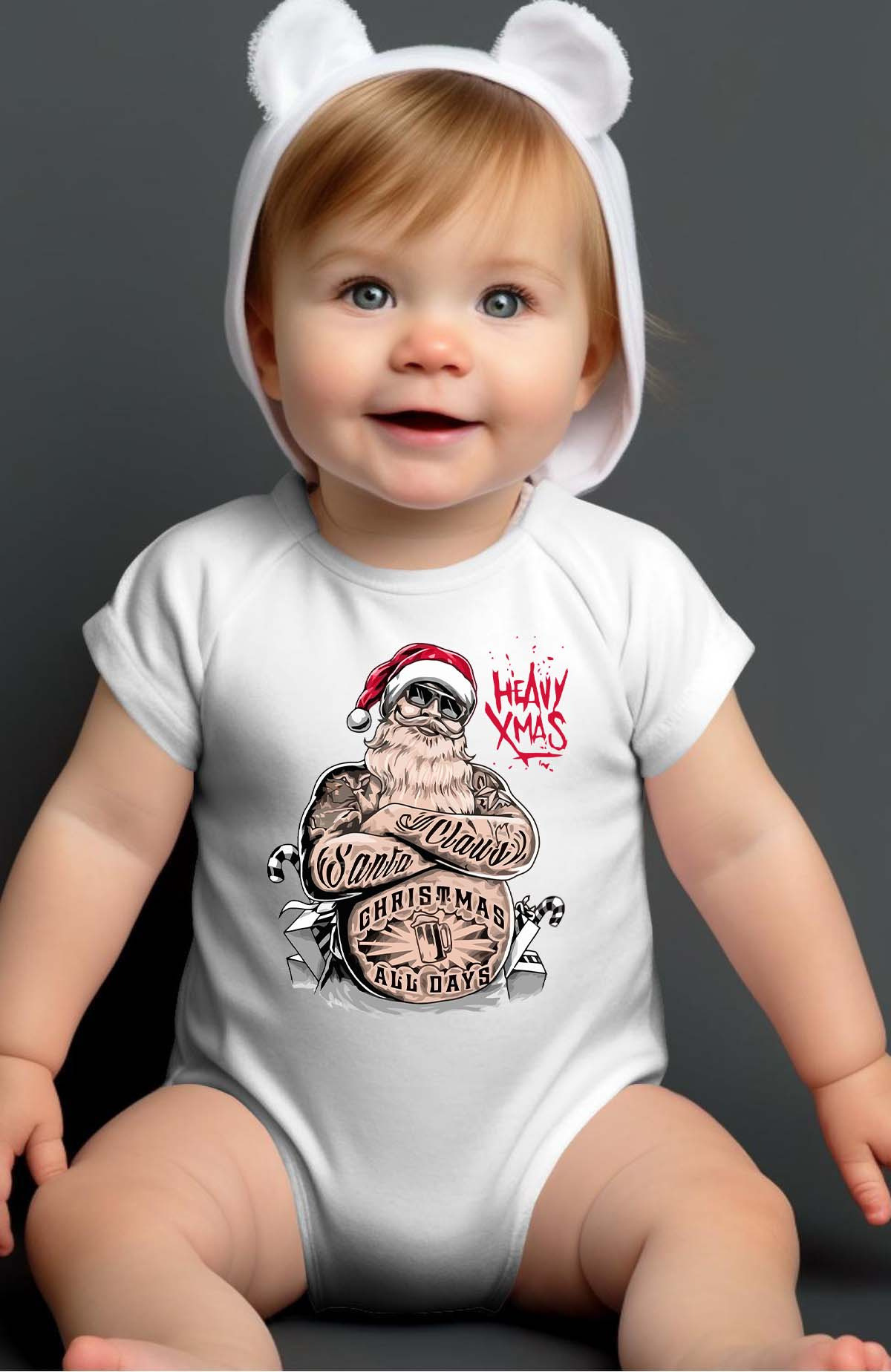 Wholesaler I.A.L.D FRANCE - Heavy Xmas - Baby Boy Bodysuit