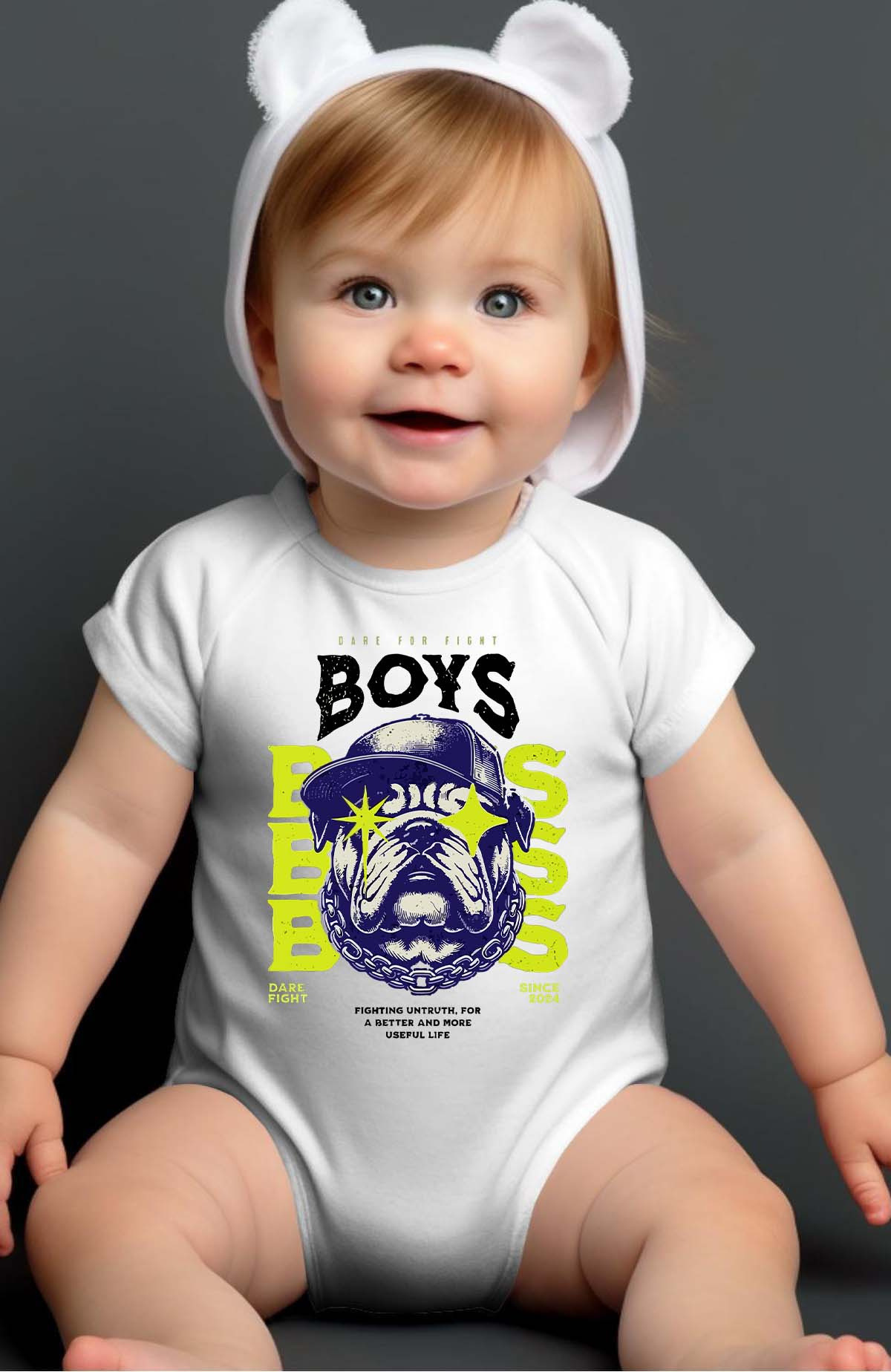 Grossiste I.A.L.D FRANCE - Dog boy - Body bébé Garçon