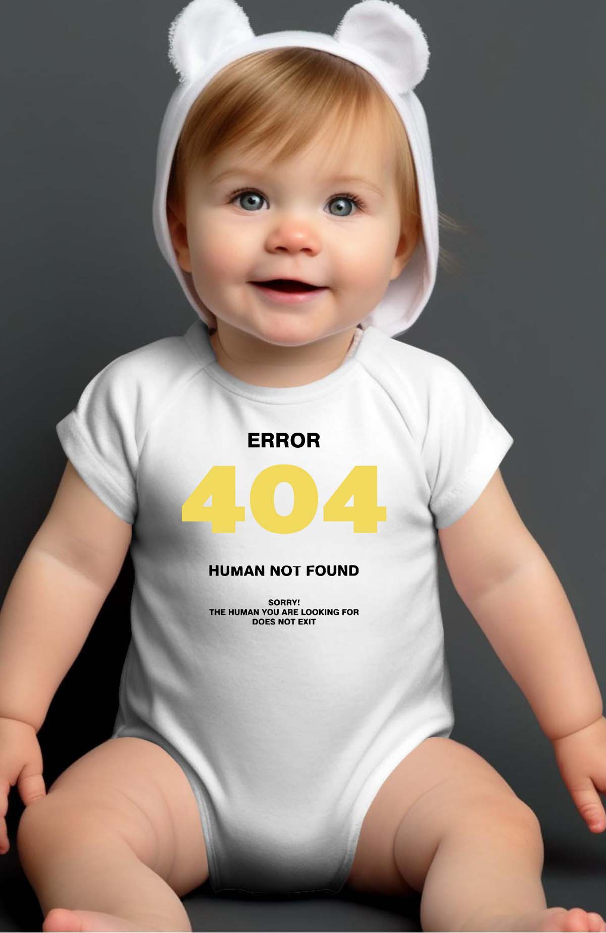 Grossiste I.A.L.D FRANCE - Error 404 human - Body Bébé Garçon
