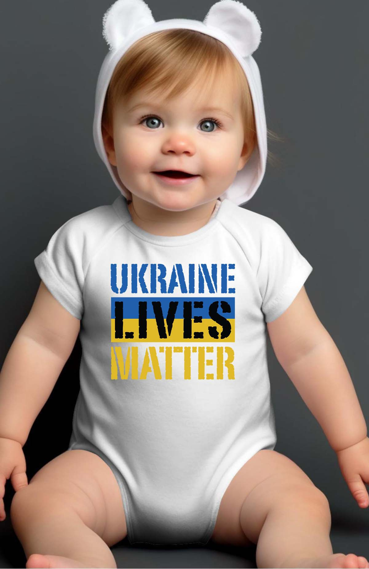 Grossiste I.A.L.D FRANCE - Ukraine matter - Body Bébé Garçon