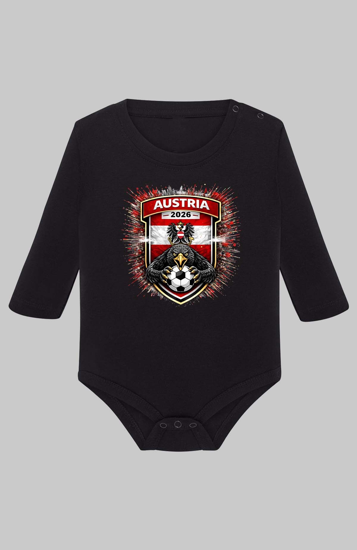 Grossiste I.A.L.D FRANCE - Patch Austria - Body Manche longue bébé Garçon