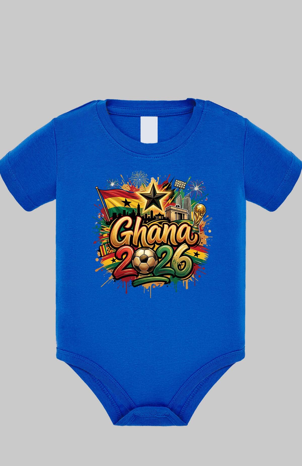 Grossiste I.A.L.D FRANCE - Cdm26 Ghana - Body Bébé Garçon