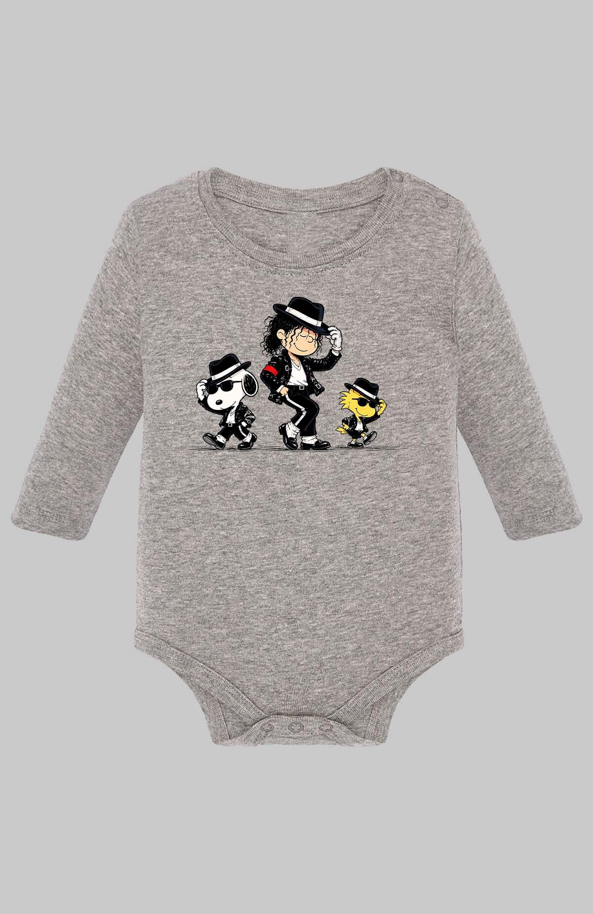 Grossiste I.A.L.D FRANCE - Snoopy Michael Jackson - Body Manche longue bébé Garçon