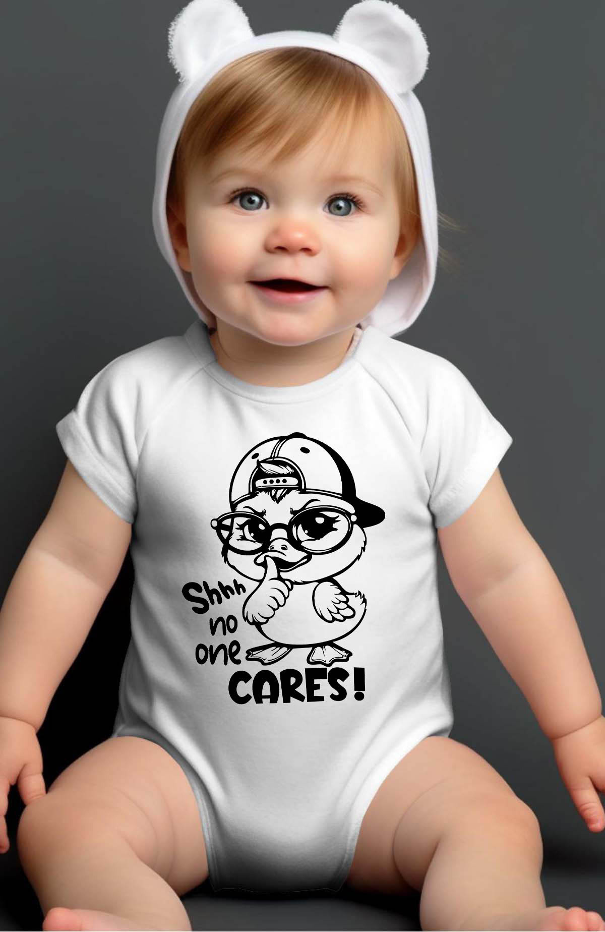 Wholesaler I.A.L.D FRANCE - Shhh cares - Bodysuit Baby Boy