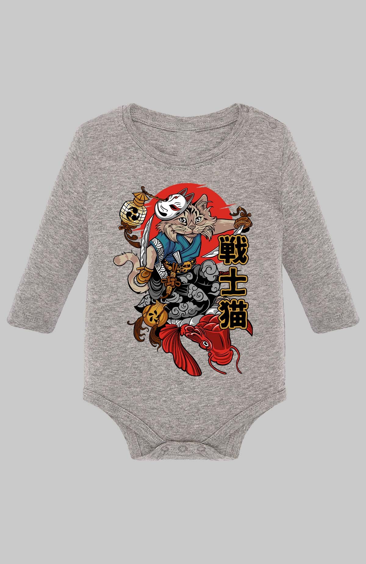 Grossiste I.A.L.D FRANCE - Senshi Neko - Body Manche longue bébé Garçon