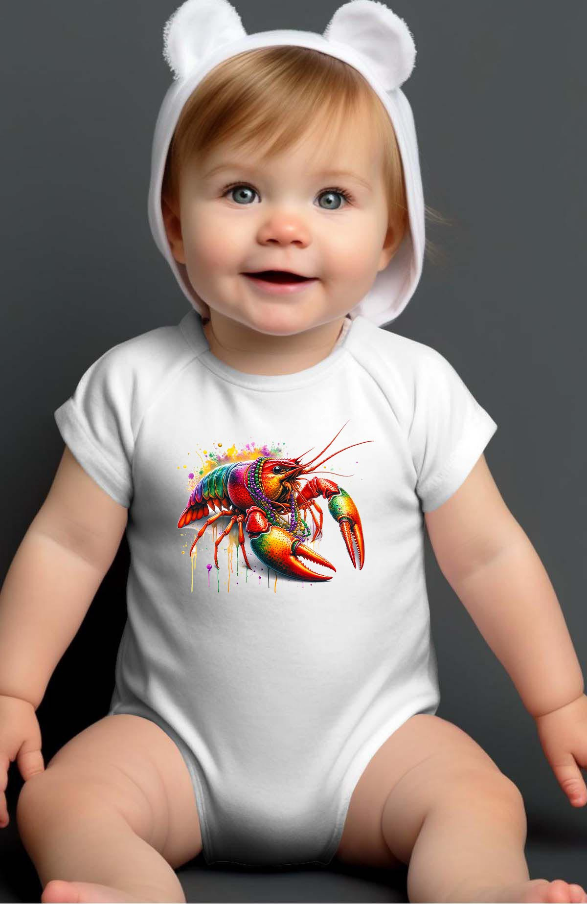 Wholesaler I.A.L.D FRANCE - Crevette coloré - Bodysuit Baby Boy
