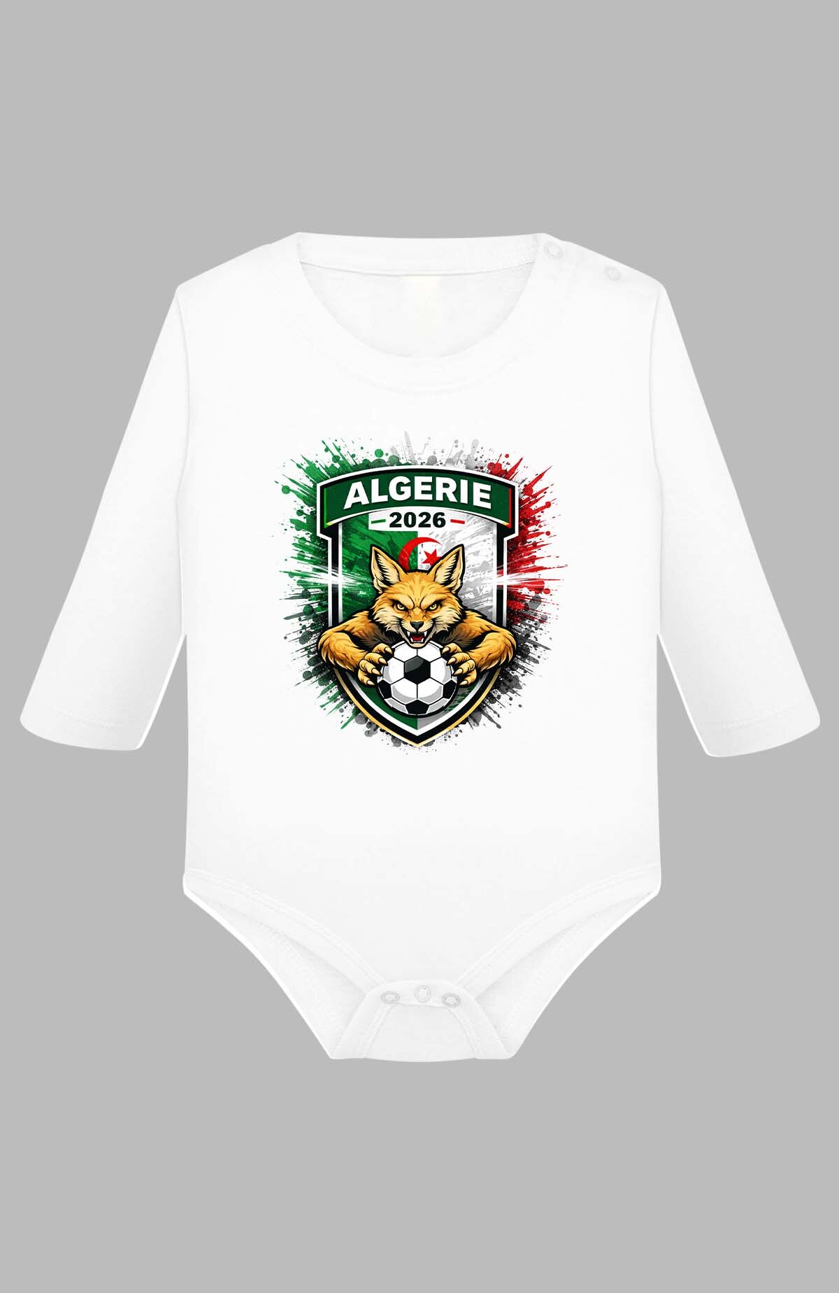 Grossiste I.A.L.D FRANCE - Patch Algerie - Body Manche longue bébé Garçon