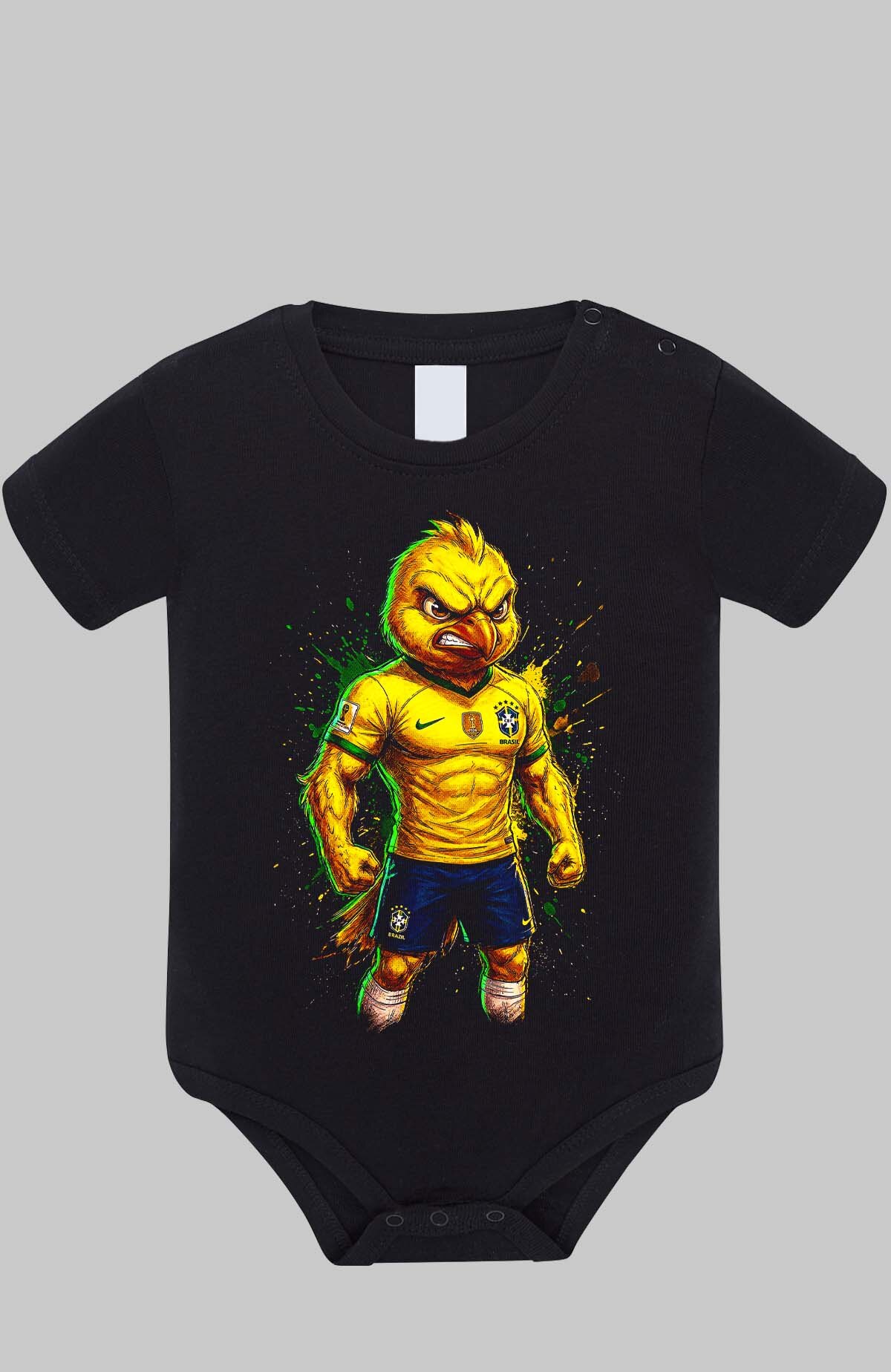 Grossiste I.A.L.D FRANCE - Brasil 2 Mascot - Body Bébé Garçon