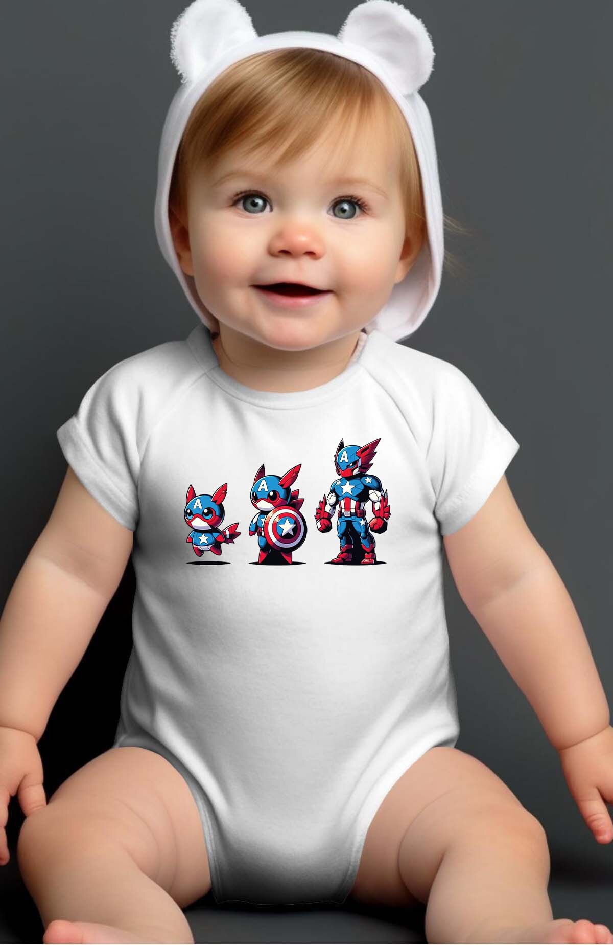 Grossiste I.A.L.D FRANCE - Poke America - Body Bébé Garçon