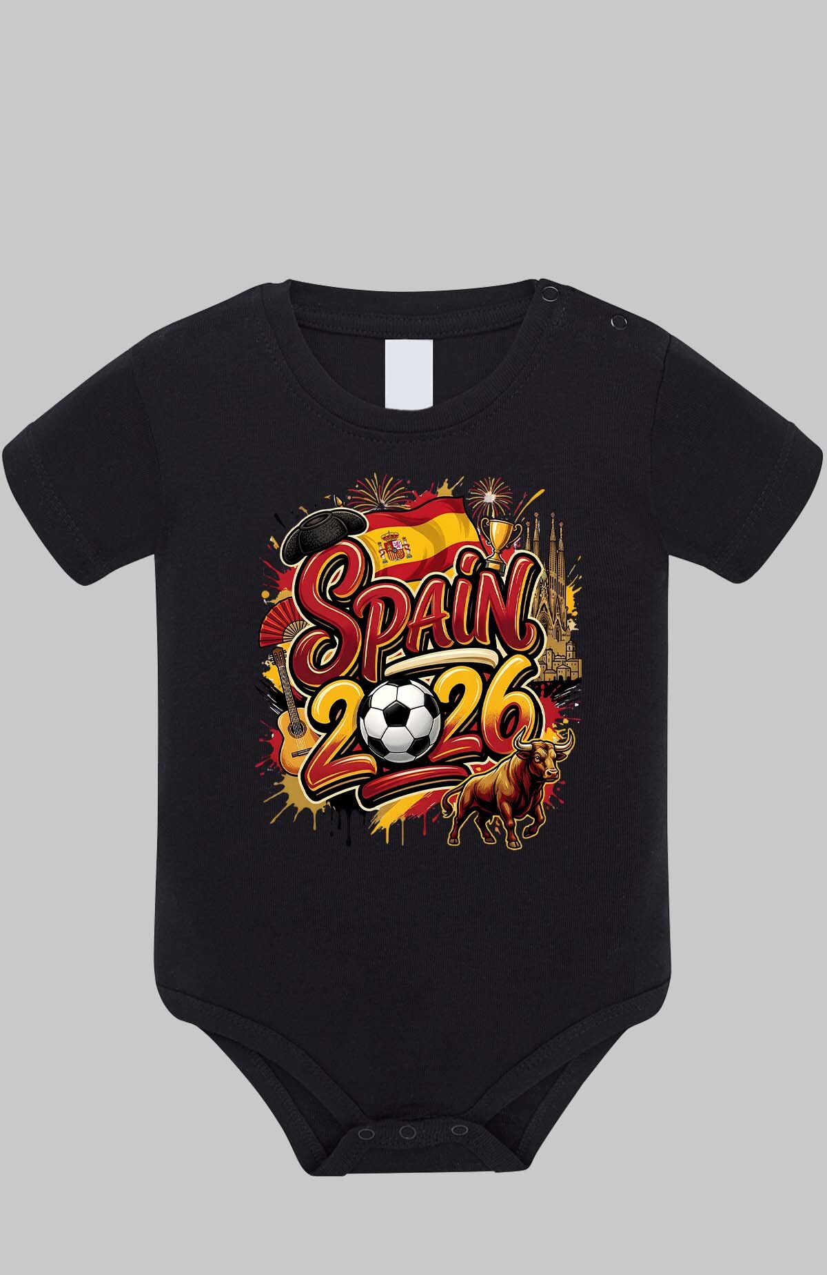 Grossiste I.A.L.D FRANCE - Cdm26 Spain - Body Bébé Garçon