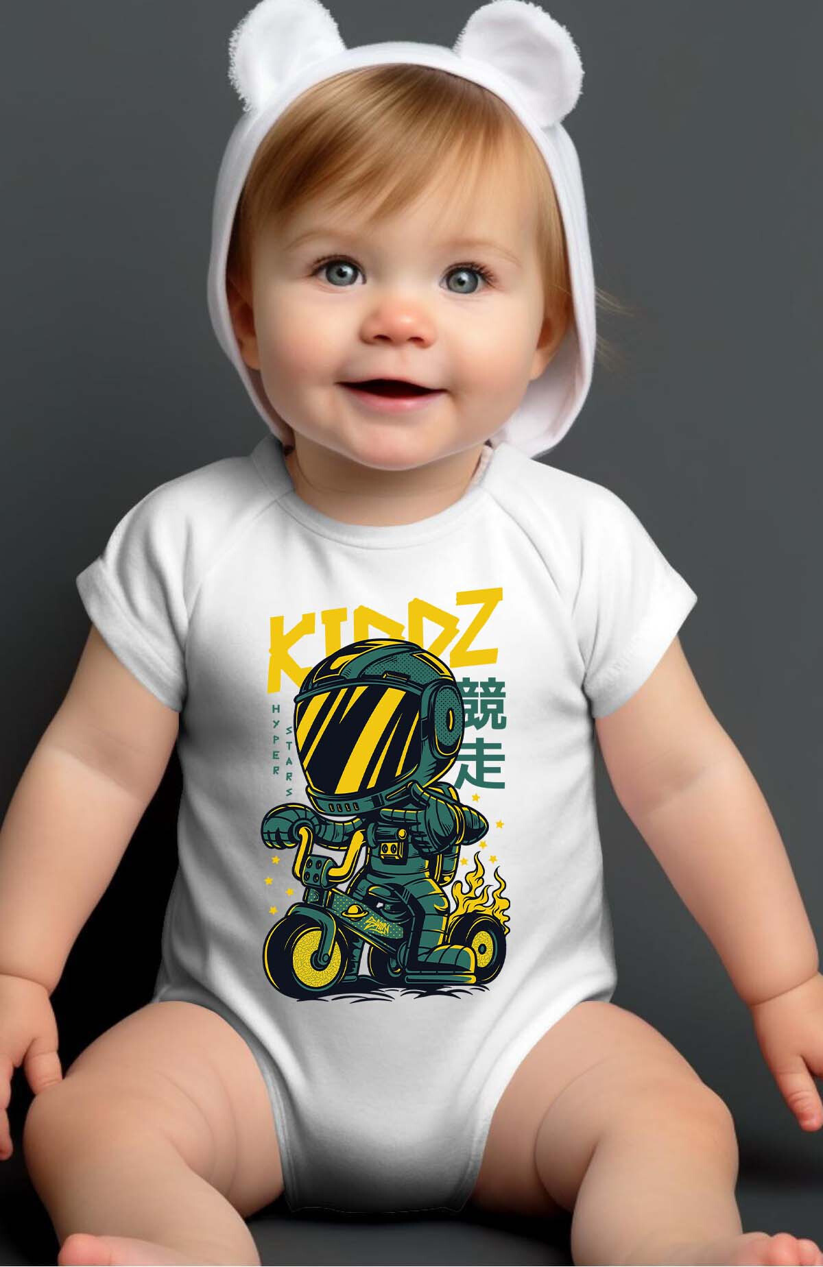 Großhändler I.A.L.D FRANCE - Speed Kiddz - Baby Jungen Body
