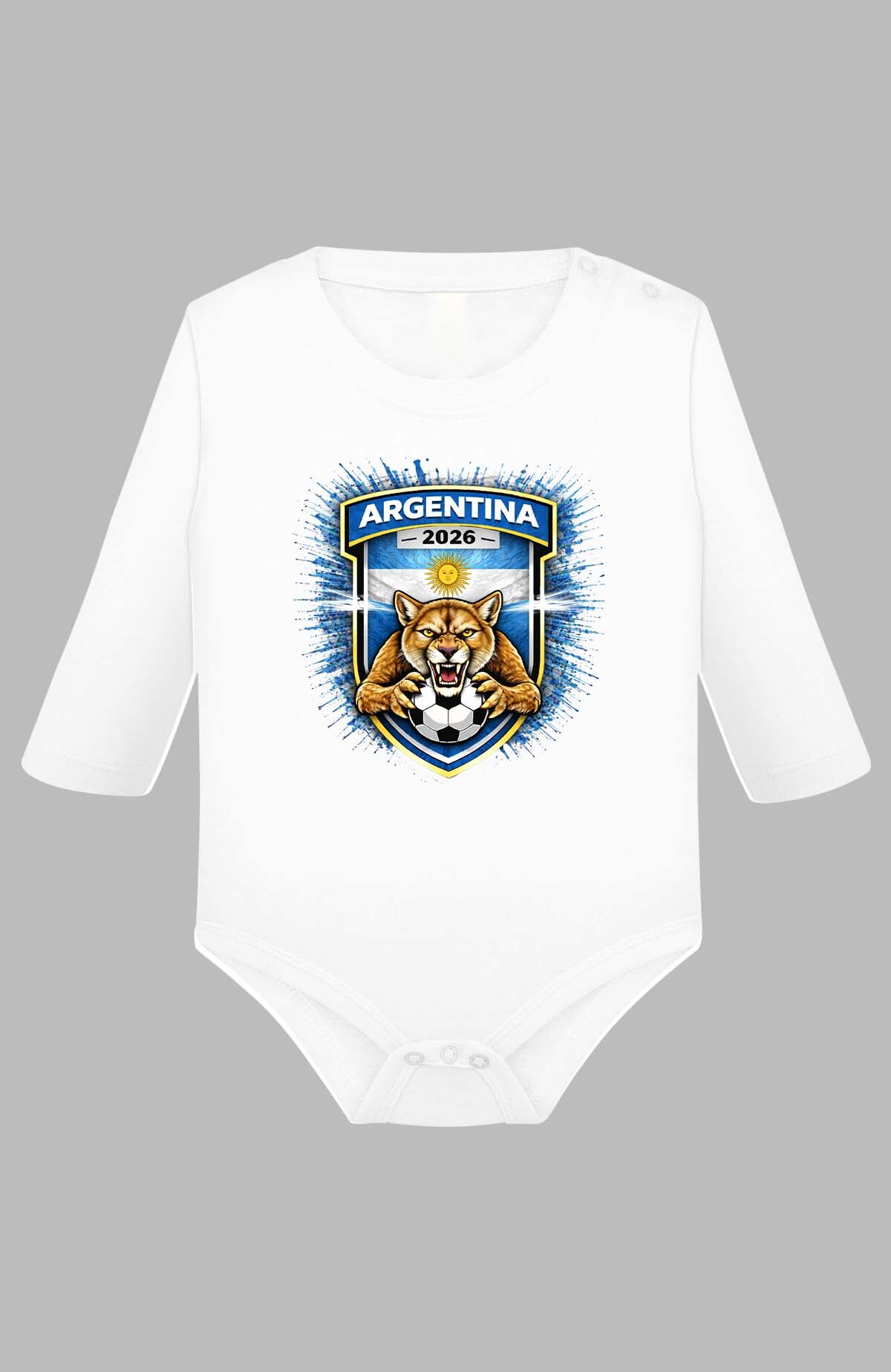 Grossiste I.A.L.D FRANCE - Patch Argentinia - Body Manche longue bébé Garçon
