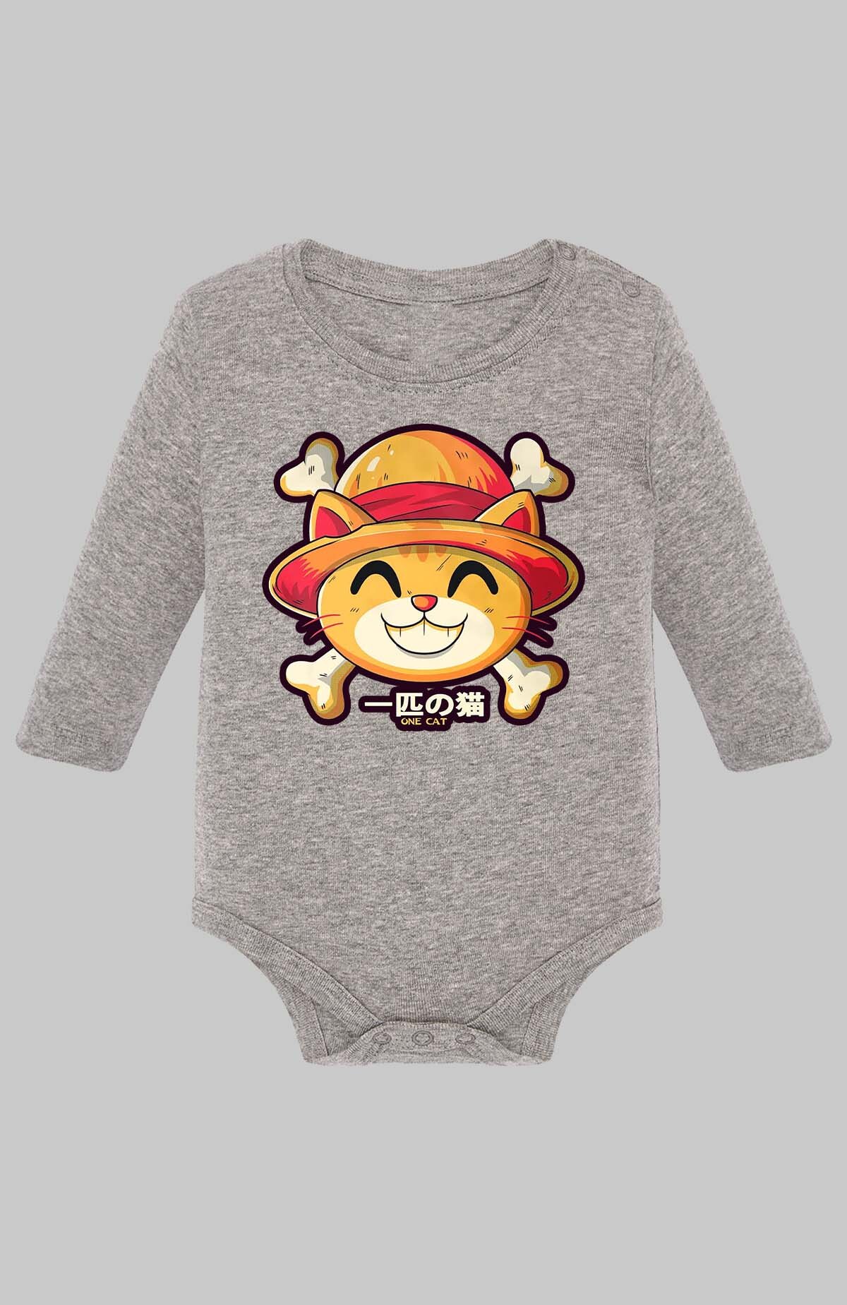 Grossiste I.A.L.D FRANCE - One Lucky Cat - Body Manche longue bébé Garçon