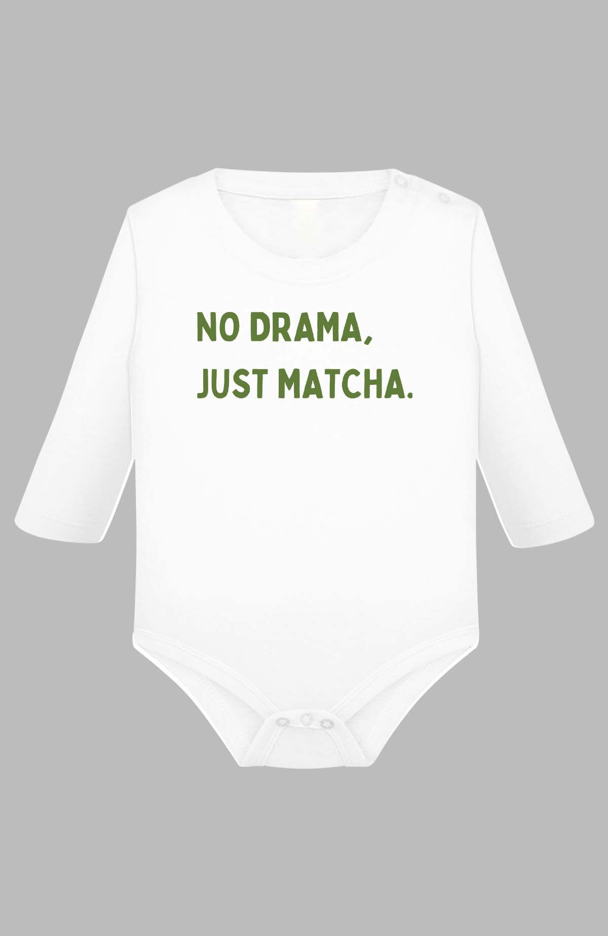Mayorista I.A.L.D FRANCE - Sin drama solo matcha - Body de manga larga para bebé niño
