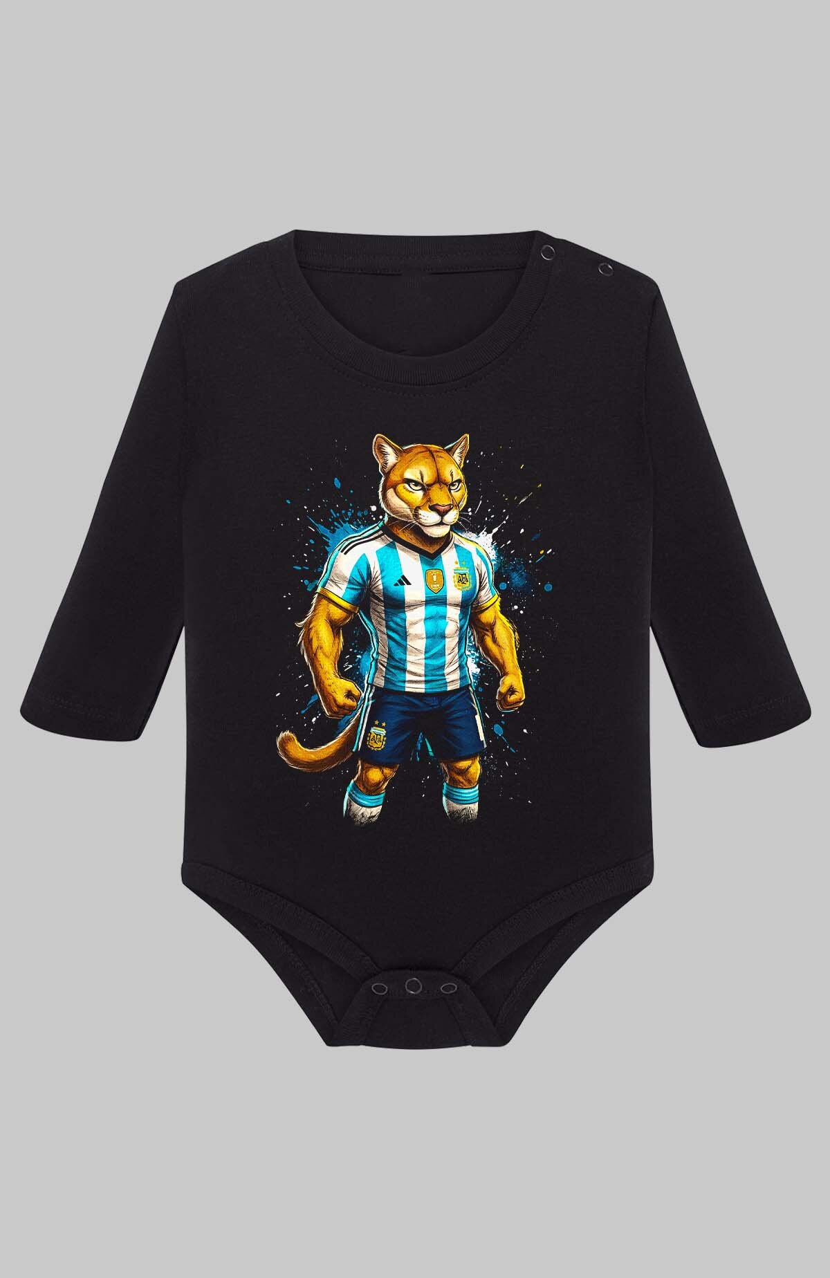Grossiste I.A.L.D FRANCE - Argentina 3 Mascot - Body Manche longue bébé Garçon