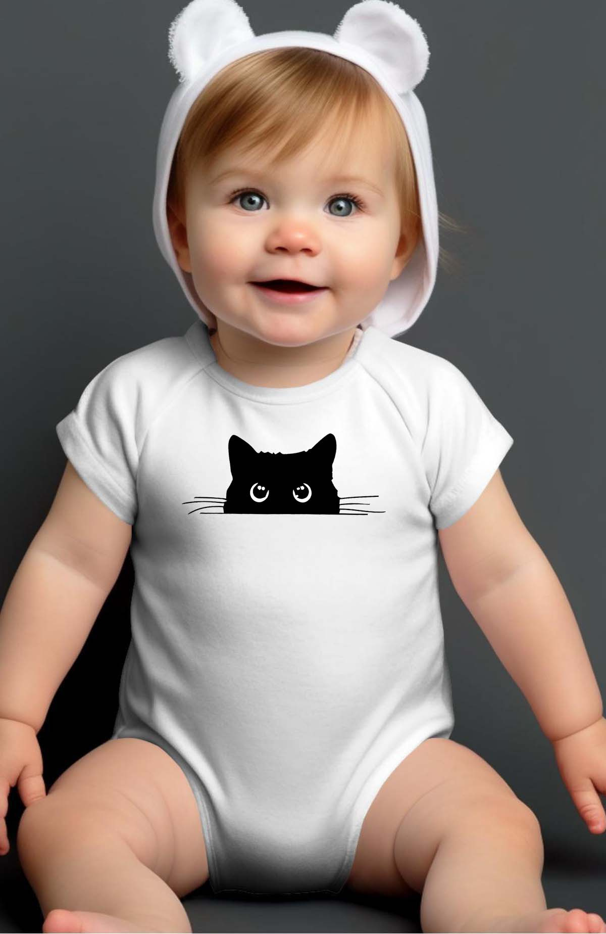 Grossiste I.A.L.D FRANCE - Chat caché - Body Bébé Garçon