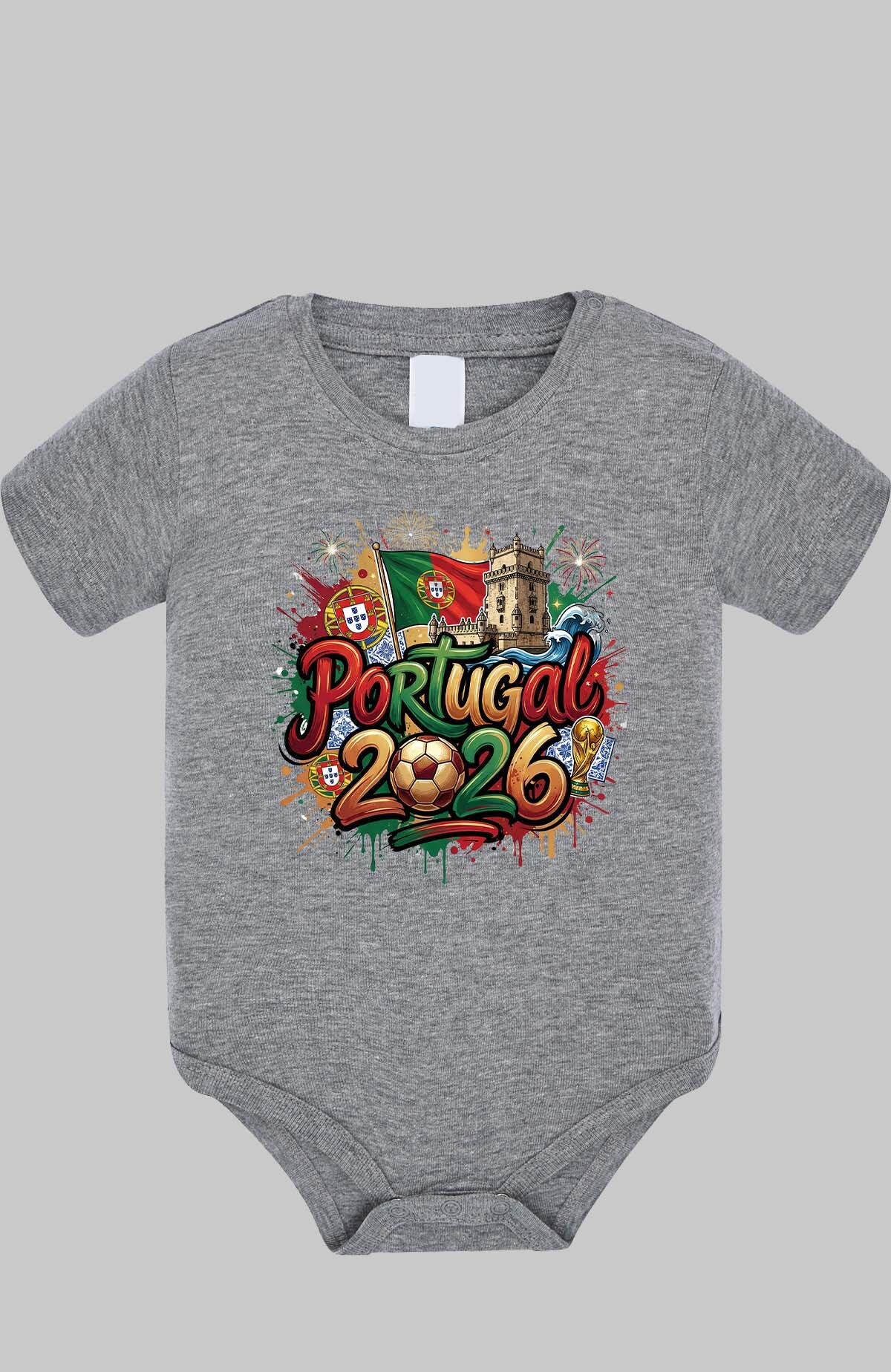 Grossiste I.A.L.D FRANCE - Cdm26 Portugal - Body Bébé Garçon