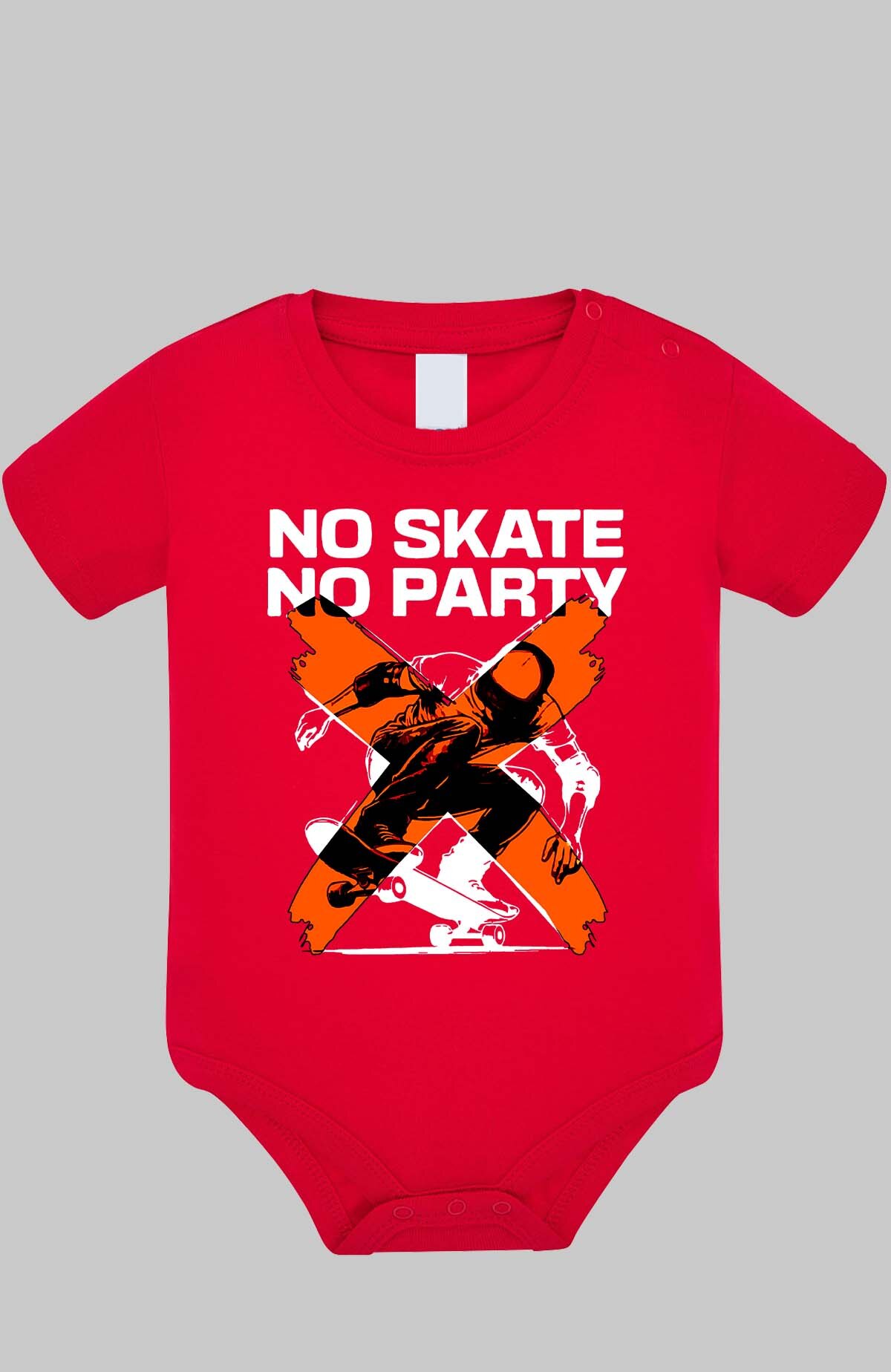 Großhändler I.A.L.D FRANCE - Kein Skate, keine Party - Babybody für Jungen
