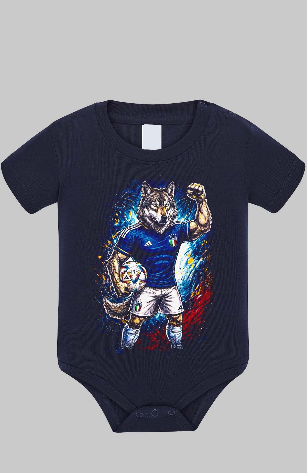 Grossiste I.A.L.D FRANCE - Italia 1 Mascot - Body Bébé Garçon