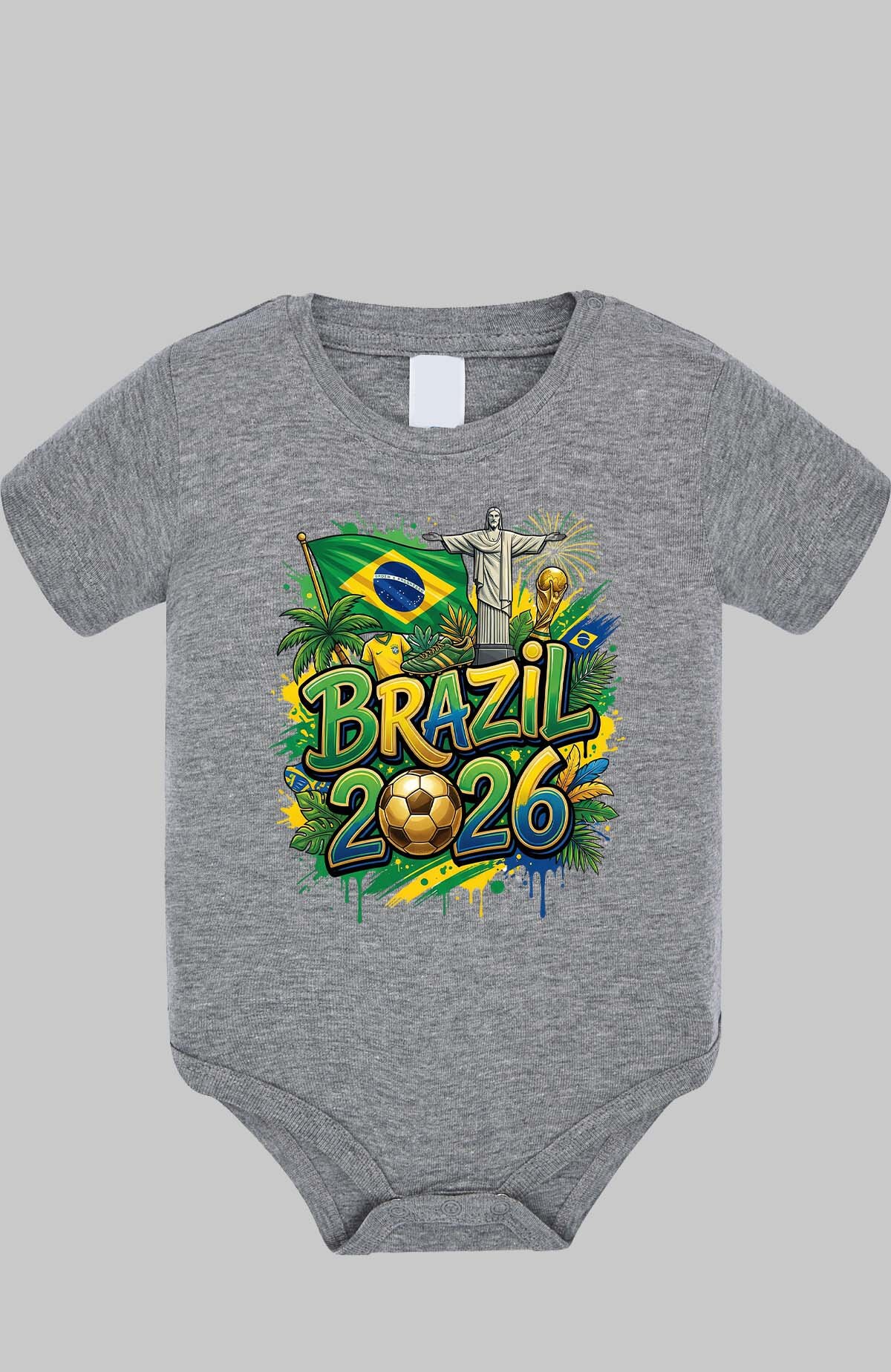 Grossiste I.A.L.D FRANCE - Cdm26 Brazil - Body Bébé Garçon