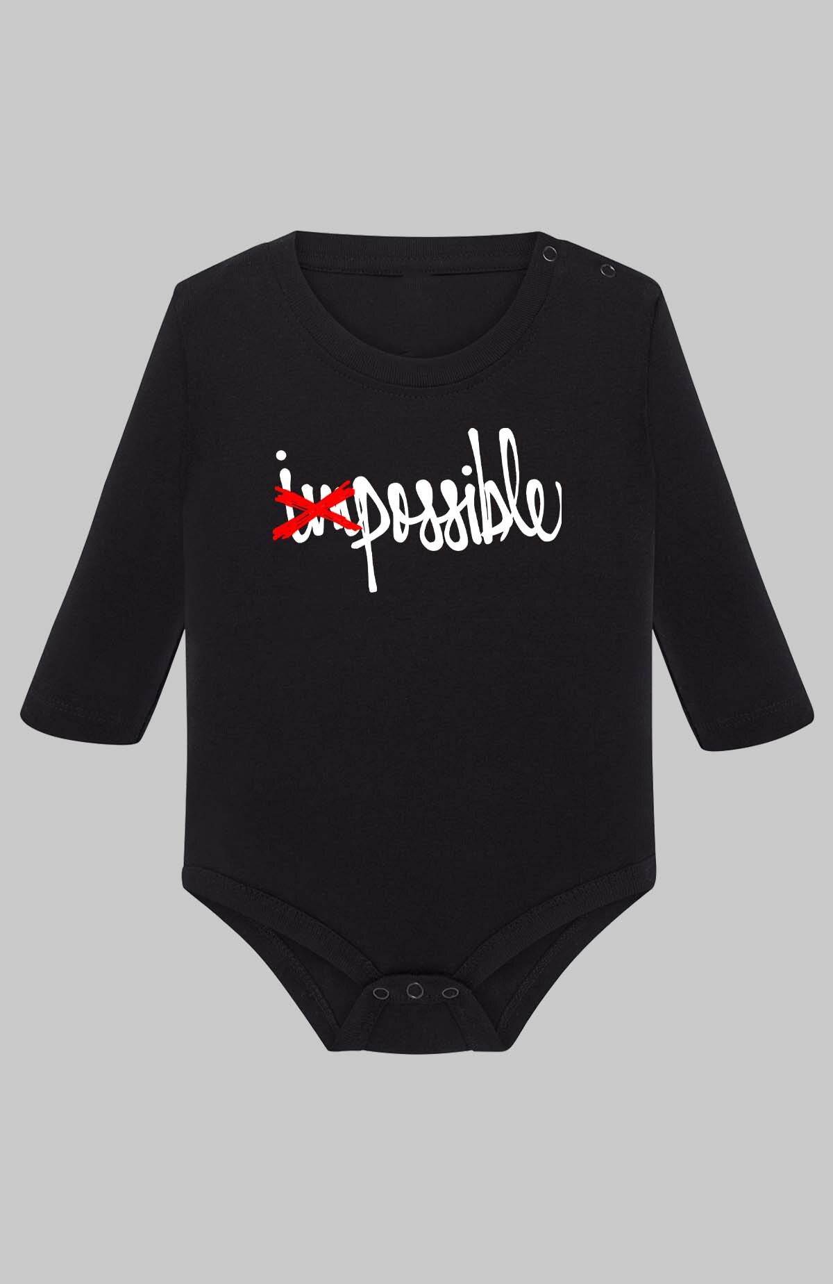 Grossiste I.A.L.D FRANCE - IM X POSSIBLE - Body Manche longue bébé Garçon