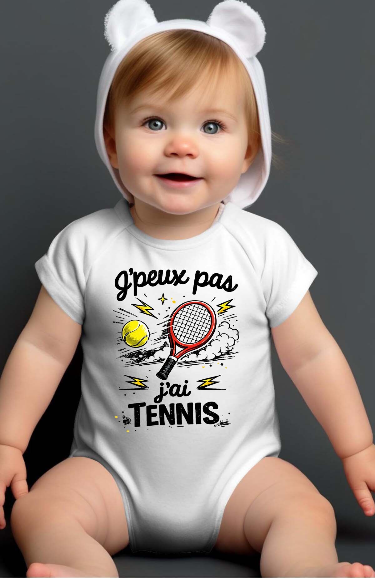 Grossiste I.A.L.D FRANCE - Peux pas... Tennis Styl - Body Bébé Garçon