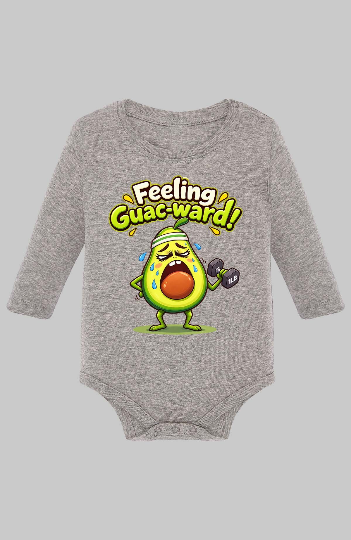 Mayorista I.A.L.D FRANCE - Sintiéndome guac-ward - Body de manga larga para bebé niño