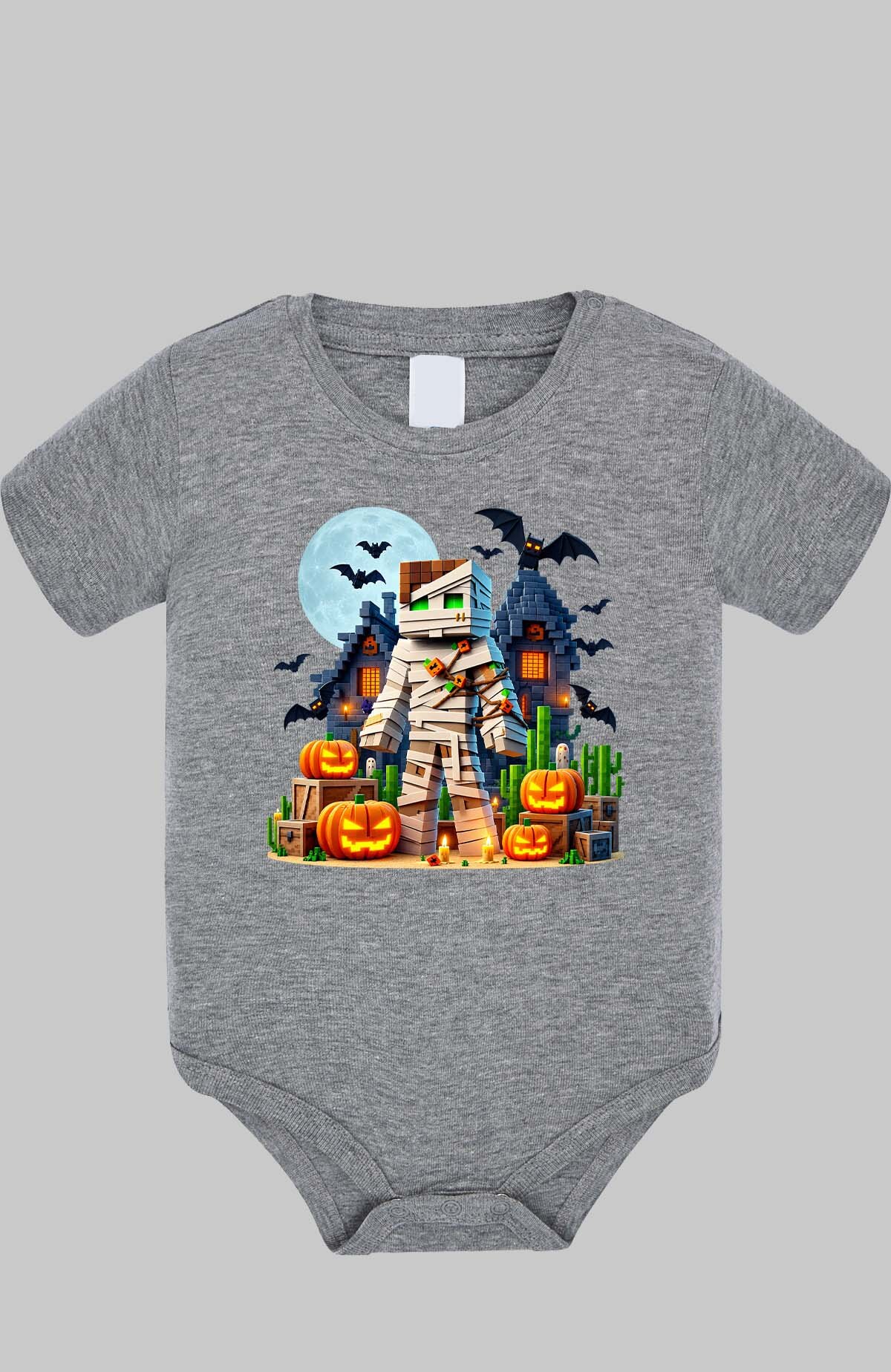 Mayorista I.A.L.D FRANCE - Halloween Minecraft - Body Bebé Niño