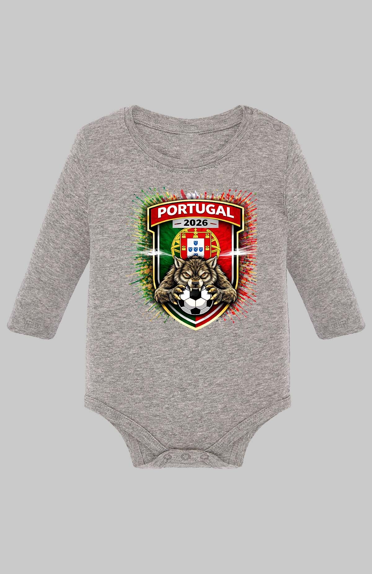 Grossiste I.A.L.D FRANCE - Patch Portugal - Body Manche longue bébé Garçon