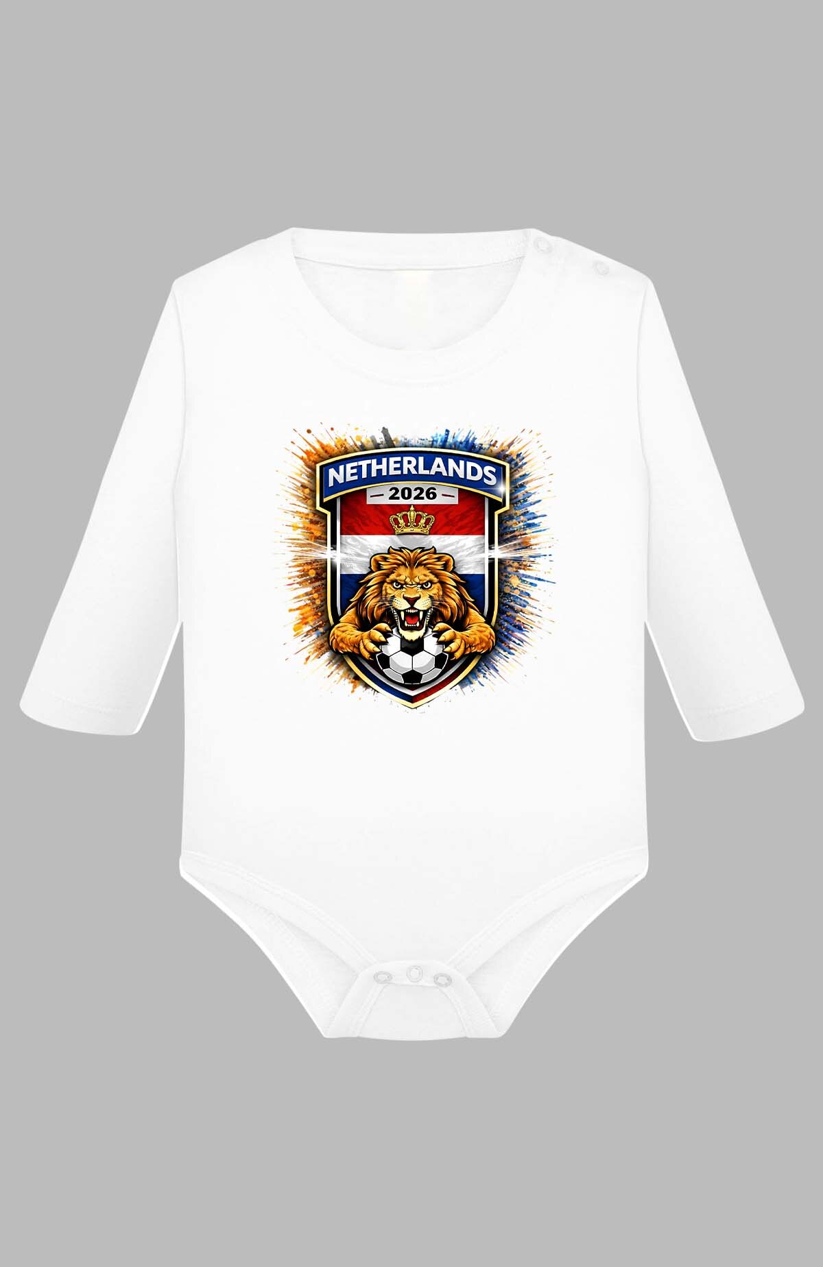 Grossiste I.A.L.D FRANCE - Patch Netherland - Body Manche longue bébé Garçon