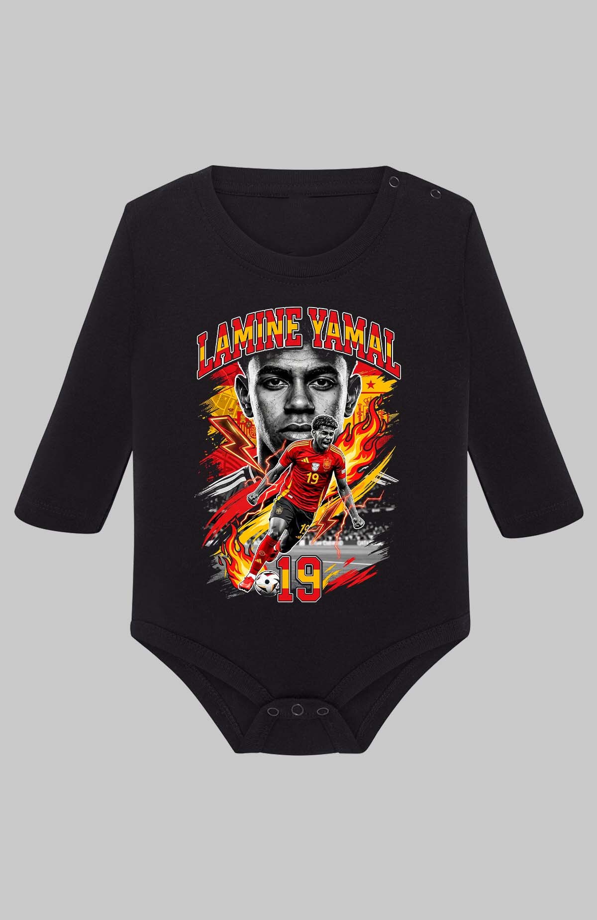 Wholesaler I.A.L.D FRANCE - Yamal BOOTLEG1 - Baby Long Sleeve Bodysuit Boy